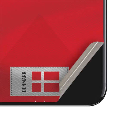 Denmark Soccer Flag iPhone SE (2nd & 3rd Gen) Skin